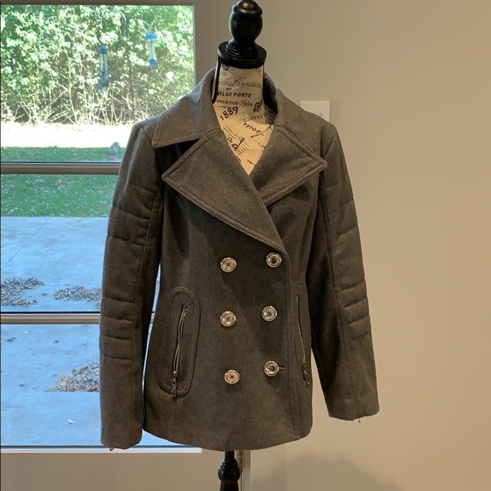 Gray wool coat Miss Sixty Size Large